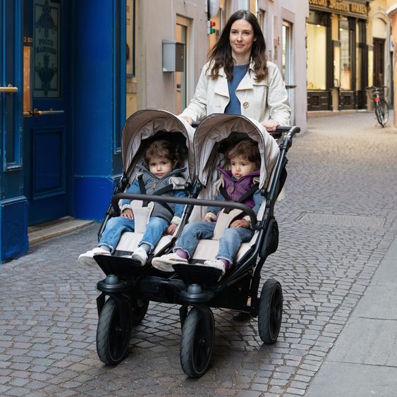 TFK Sportsitz (1 x XXL-Komfort-Sitz) für Duo 2 für Kinder bis 45 kg - Sand