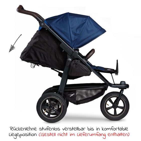 TFK Sportsitz für Mono 2 XXL Komfort-Sitz für Kinder bis 34 kg - Marine