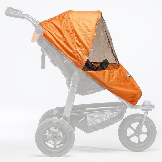 TFK Sportsitz für Mono - XXL Komfort-Sitz inkl. Wetterschutz für Kinder bis 34 kg - Premium Anthrazit