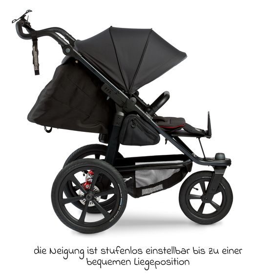 TFK Seggiolino sportivo per Pro XXL, seggiolino comfort per bambini fino a 34 kg - antracite