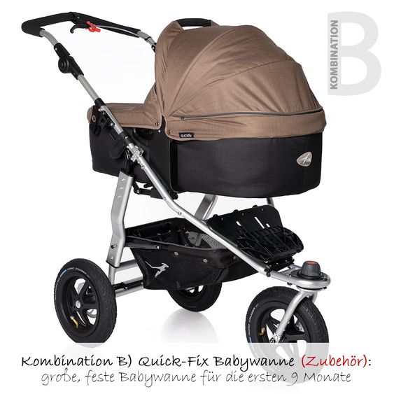 TFK Sportwagen Joggster Adventure - Fossil