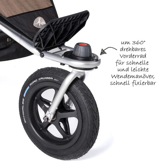 TFK Sportwagen Joggster Adventure - Fossil