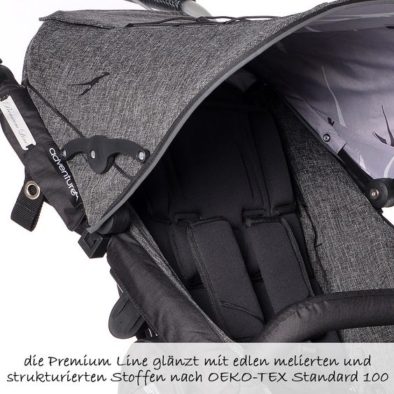 TFK Sports Car Joggster Adventure Premium - Anthracite