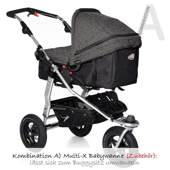 TFK Sports Car Joggster Adventure Premium - Anthracite