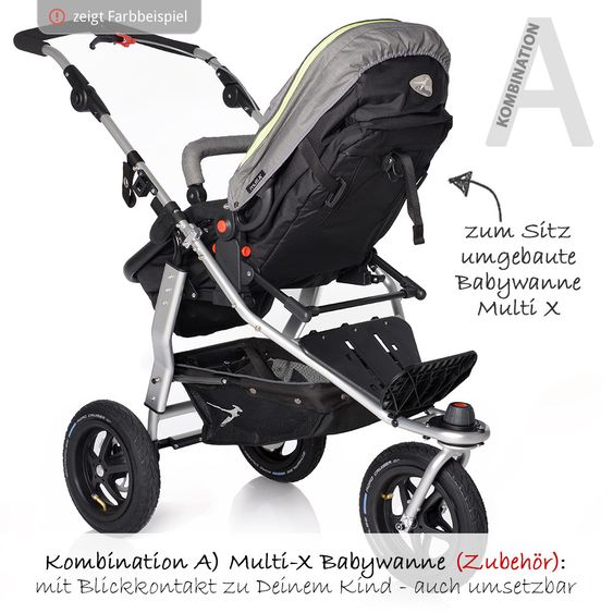 TFK Sports Car Joggster Adventure Premium - Anthracite