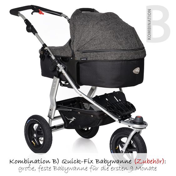 TFK Sports Car Joggster Adventure Premium - Anthracite