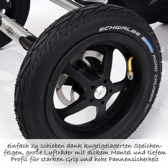 TFK Sports Car Joggster Adventure Premium - Anthracite