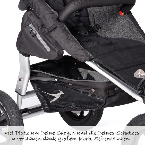 TFK Sports Car Joggster Adventure Premium - Anthracite