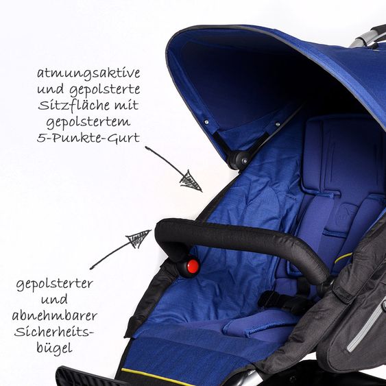 TFK Sportwagen Joggster Adventure - Twilight Blue