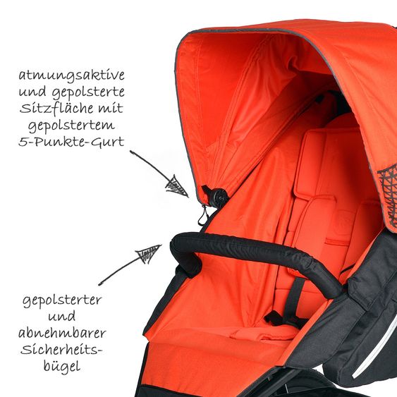 TFK Sportwagen Joggster Sport - Orange.com