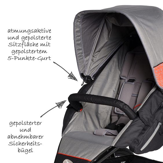 TFK Sportwagen Joggster Sport - Quiet Shade