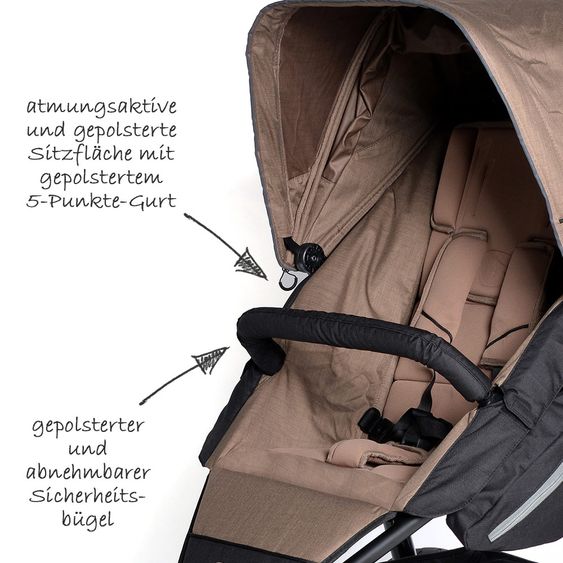 TFK Passeggino Joggster Trail - Fossil