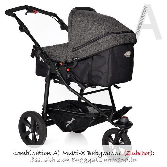 TFK Stroller Joggster Trail Premium - Anthracite