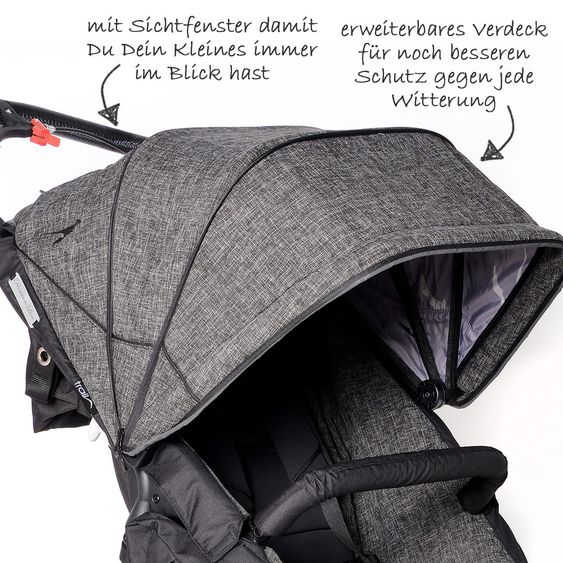 TFK Stroller Joggster Trail Premium - Anthracite
