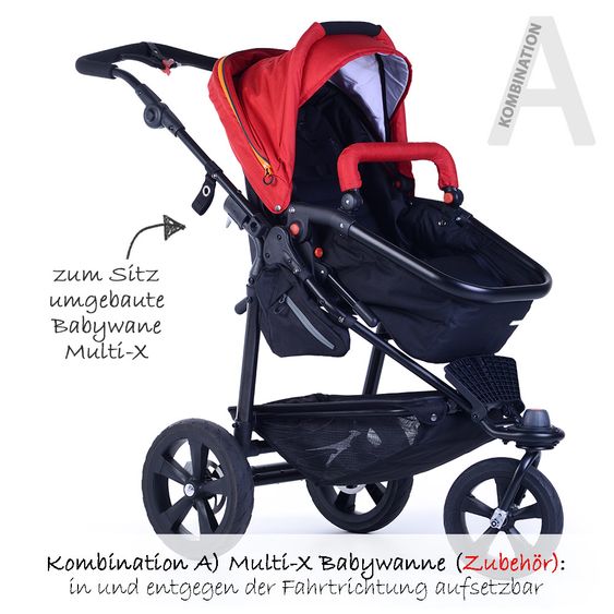 TFK Sportwagen Joggster Trail - Tango Red