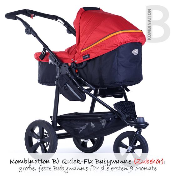 TFK Sportwagen Joggster Trail - Tango Red