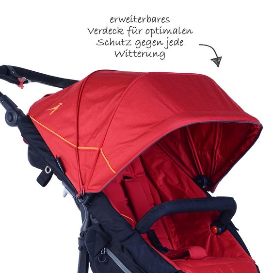 TFK Sportwagen Joggster Trail - Tango Red