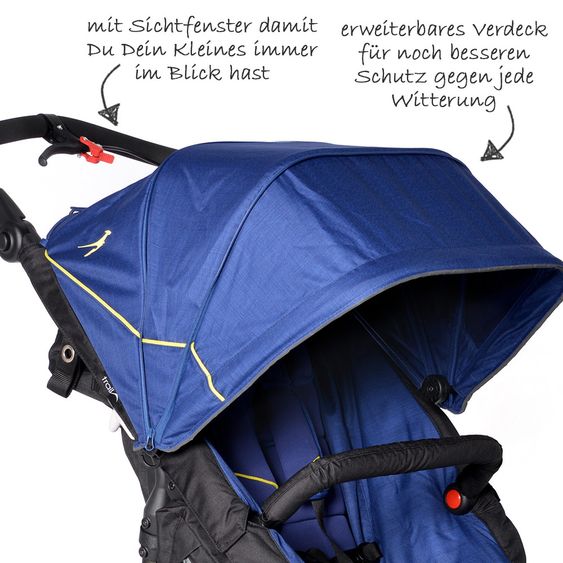 TFK Sportwagen Joggster Trail - Twilight Blue