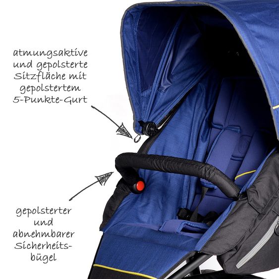 TFK Sportwagen Joggster Trail - Twilight Blue