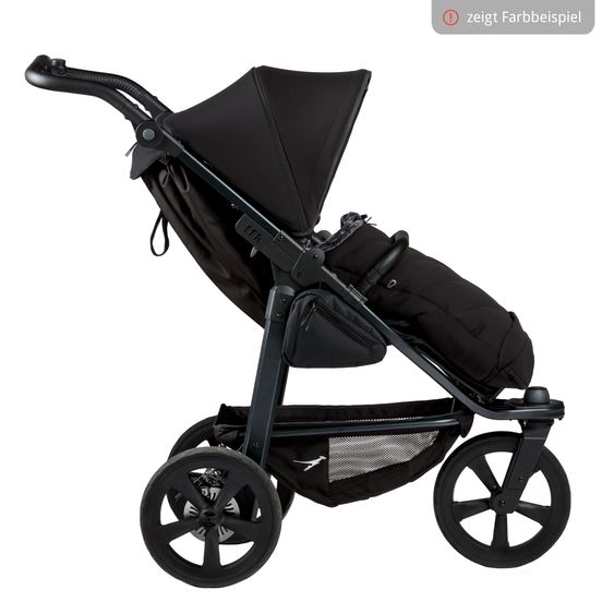 TFK Thermo-Fleece Fußsack mit verlängerbarem Fußteil - Braun