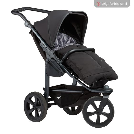 TFK Thermo-Fleece Fußsack mit verlängerbarem Fußteil - Braun