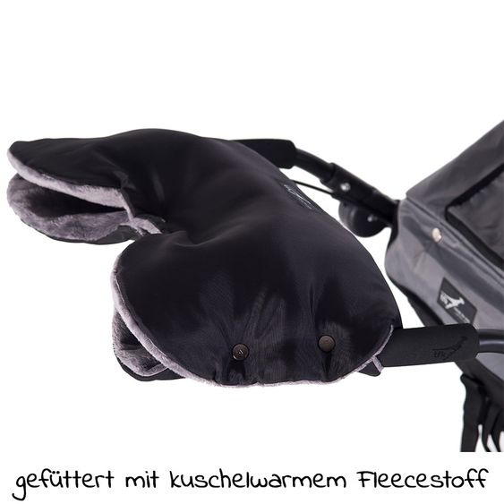 TFK Universal Fleece Hand Warmer / Hand Muff - Black