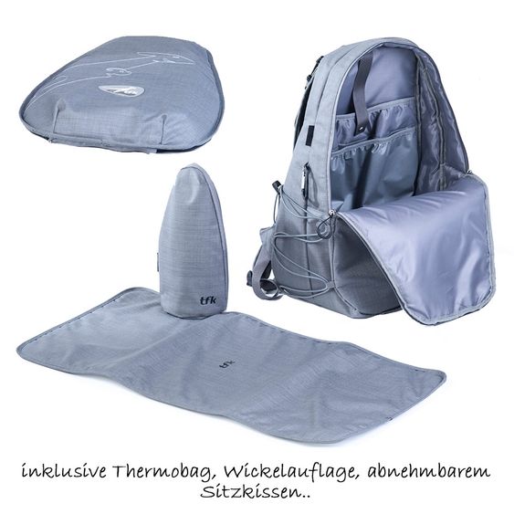 TFK Wickelrucksack - Quiet Shade