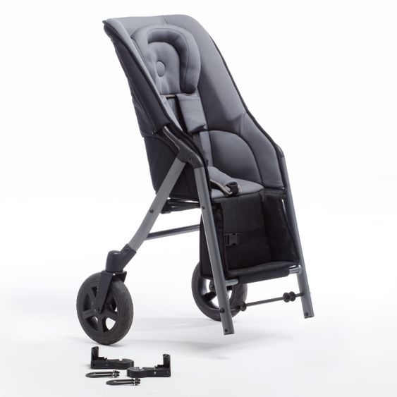 TFK Zweitsitz & Geschwistersitz Shuttle 2 für Mono / Joggster / Twin - Black Grey