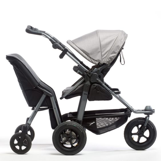 TFK Zweitsitz & Geschwistersitz Shuttle 2 für Mono / Joggster / Twin - Black Grey