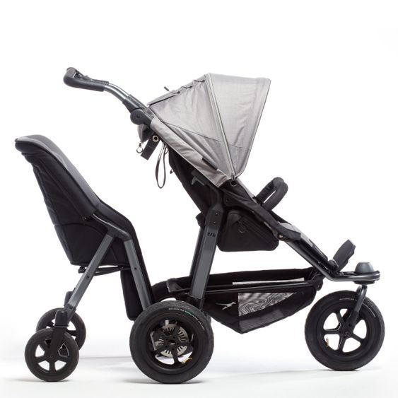 TFK Zweitsitz & Geschwistersitz Shuttle 2 für Mono / Joggster / Twin - Black Grey