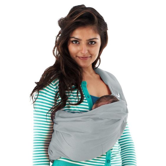 theBabaSling Tragetuch Classic - Dolphine Grey