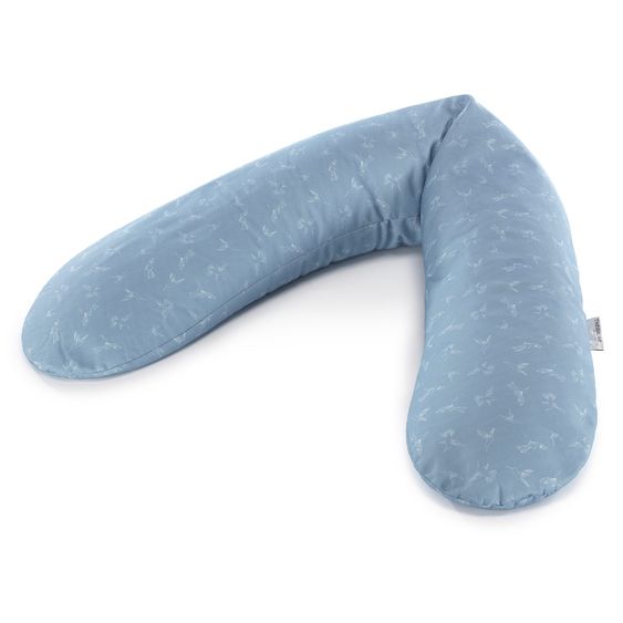 Theraline Bezug für Stillkissen Das Original 190 cm - Kolibris - blau
