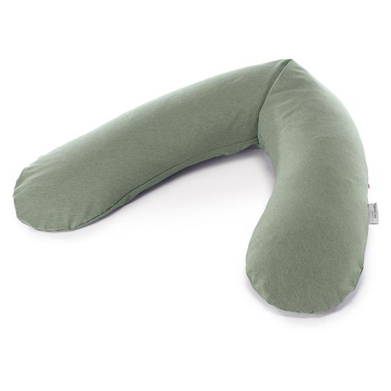 Theraline Bezug für Stillkissen Das Original 190 cm - Melange Jersey - khakigrün