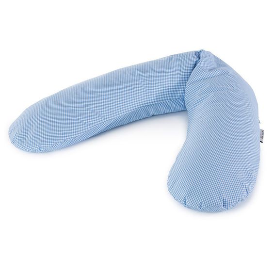 Theraline Bezug für Stillkissen Das Original - Karo Blau Weiß