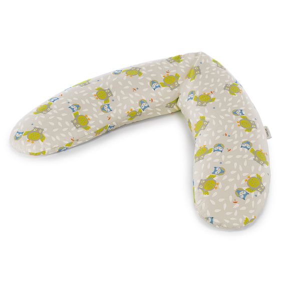 Theraline Cover for nursing pillow comfort 180 cm - owls - colorful