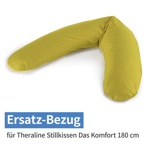 Theraline Ersatzbezug für Stillkissen Das Komfort - Jersey 180 cm - Schilfgrün