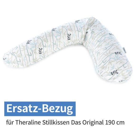 Theraline Ersatzbezug für Stillkissen Das Original 190 cm - Bambus-Bär