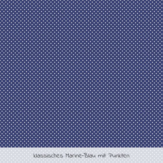 Theraline Ersatzbezug für Stillkissen Das Original 190 cm - Punkte - Marine