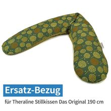 Coperta di ricambio per il cuscino da allattamento The Original 190 cm - Dandelion - Verde scuro