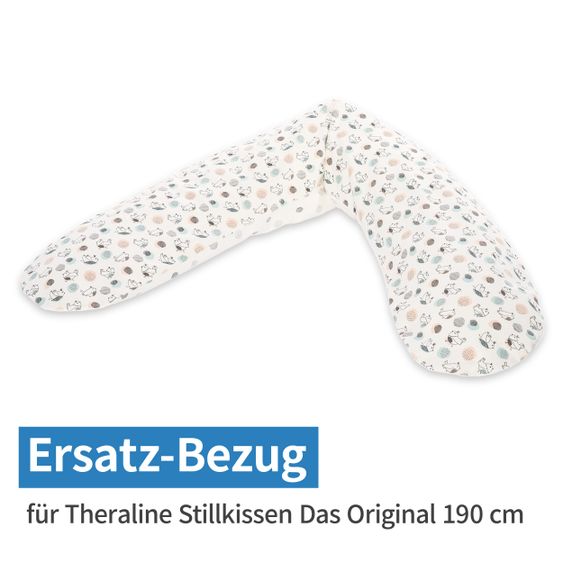 Theraline Ersatzbezug für Stillkissen Das Original 190 cm - Vögelchen flieg