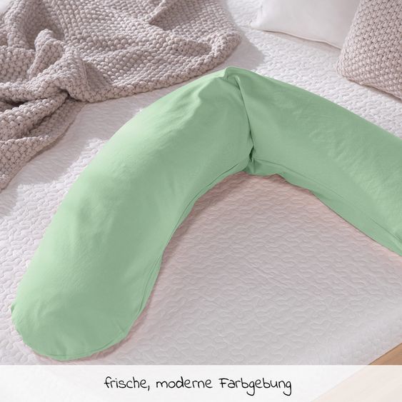 Theraline Ersatzbezug für Stillkissen Das Original - Bamboo 190 cm - Pastellgrün