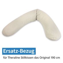 Fodera di ricambio per il cuscino per allattamento The Original - Mussola 190 cm - Beige sabbia