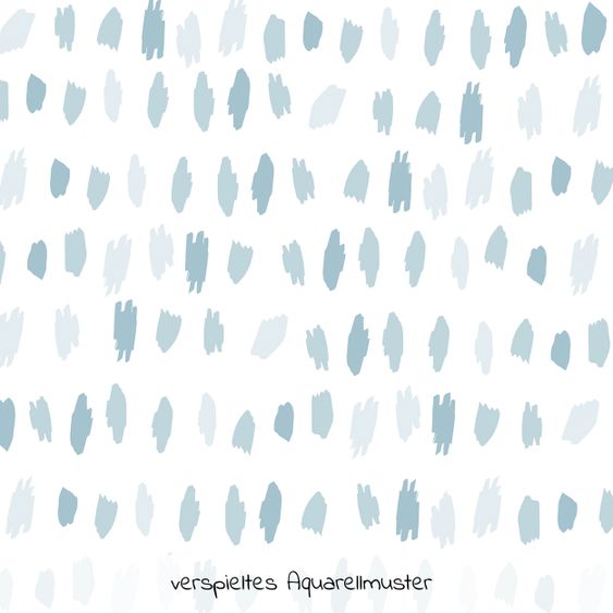 Theraline Ersatzbezug für Stillkissen Das Yinnie 135 cm - Aquarell