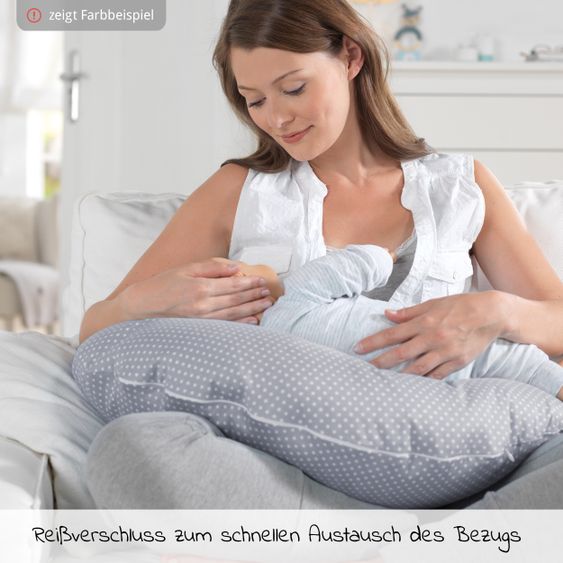 Theraline Ersatzbezug für Stillkissen Das Yinnie 135 cm - Aquarell