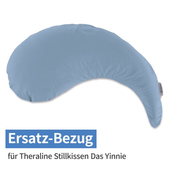 Theraline Ersatzbezug für Stillkissen Das Yinnie 135 cm - Cool Blue