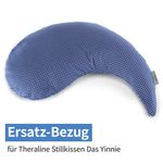 Replacement cover for nursing pillow The Yinnie 135 cm - dots - navy