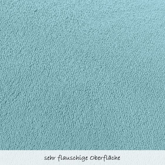Theraline Plüschmond Stillkissen - Eisblau