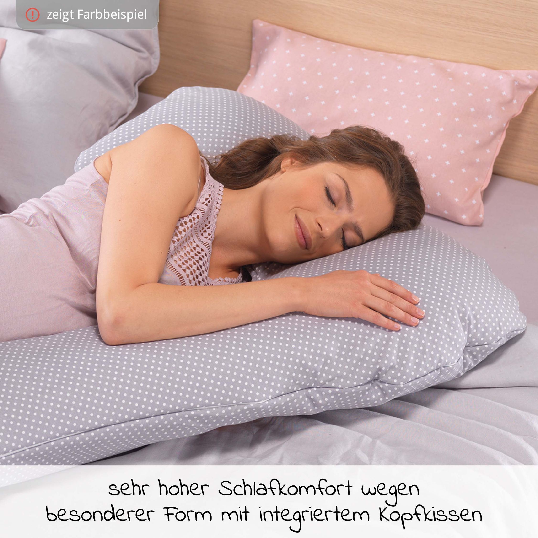 Theraline Bezug Fr My7 Schlaf- & Stillkissen - Cappuccino Bamboo Collection