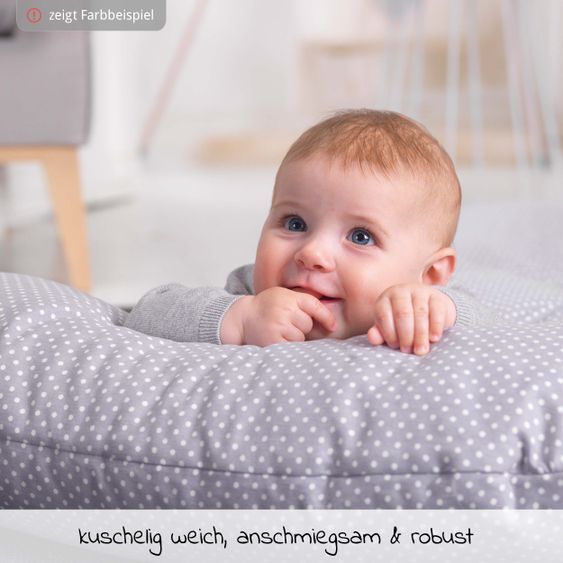 Theraline Sleep and nursing pillow my7 - incl. cover Bamboo 80 x 150 cm - blackberry