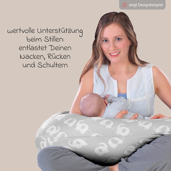 Theraline Stillkissen Das Komfort - feiner Perlen-Füllung 180 cm - ohne Bezug